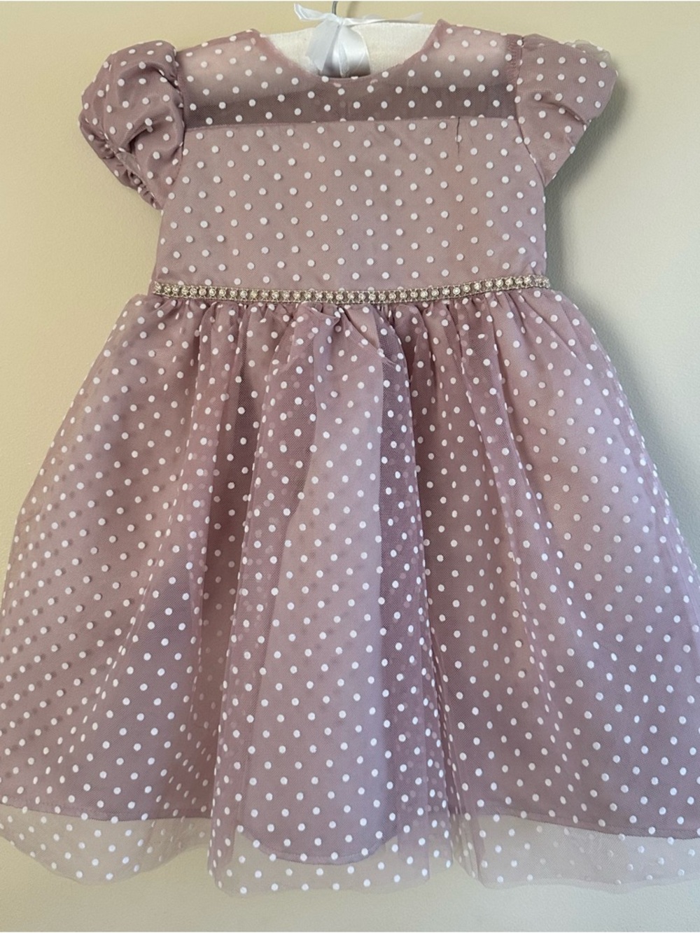 Blueberi Boulevard Girls 4 Polka Dot Tulle Party Dress